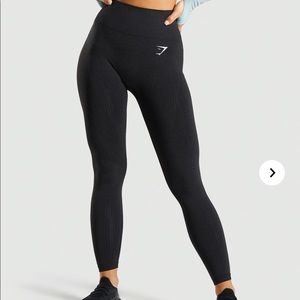 Gymshark Vital Seamless Black Marl Leggings